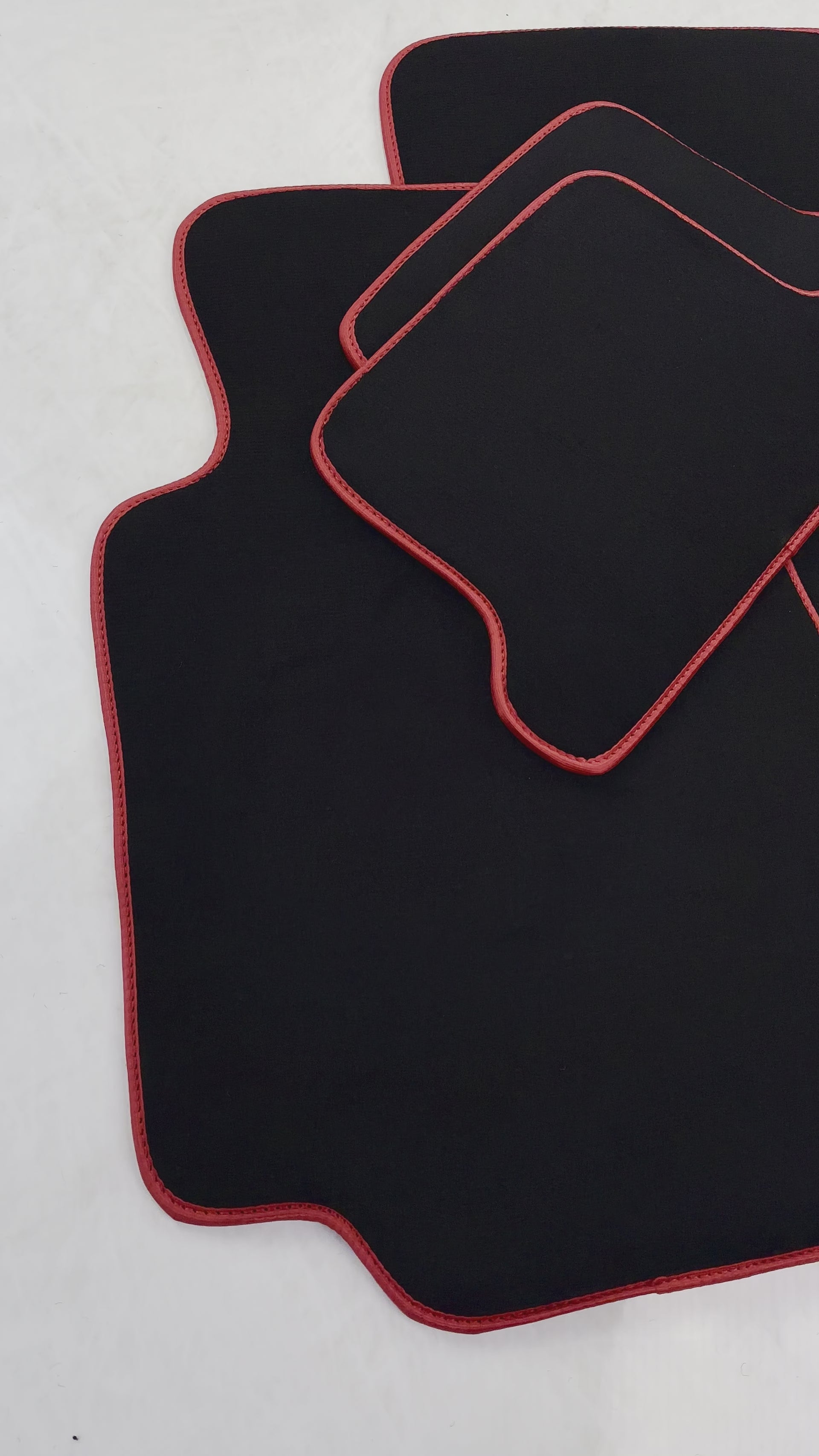 Tapetes de carro pretos para BMW 8 Series E31 Coupé 2 portas (1989-1999) - AutoWin