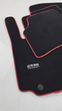 Black Floor Mats For Mercedes-Benz C Class W206 (2021-2023) ER56 Design