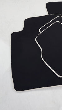 Tapetes de carro pretos para Alfa Romeo 159 (2005-2011)