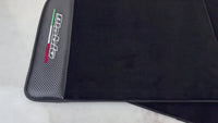 Black Floor Mats for Lamborghini Diablo (1990-2001) with Carbon Fiber