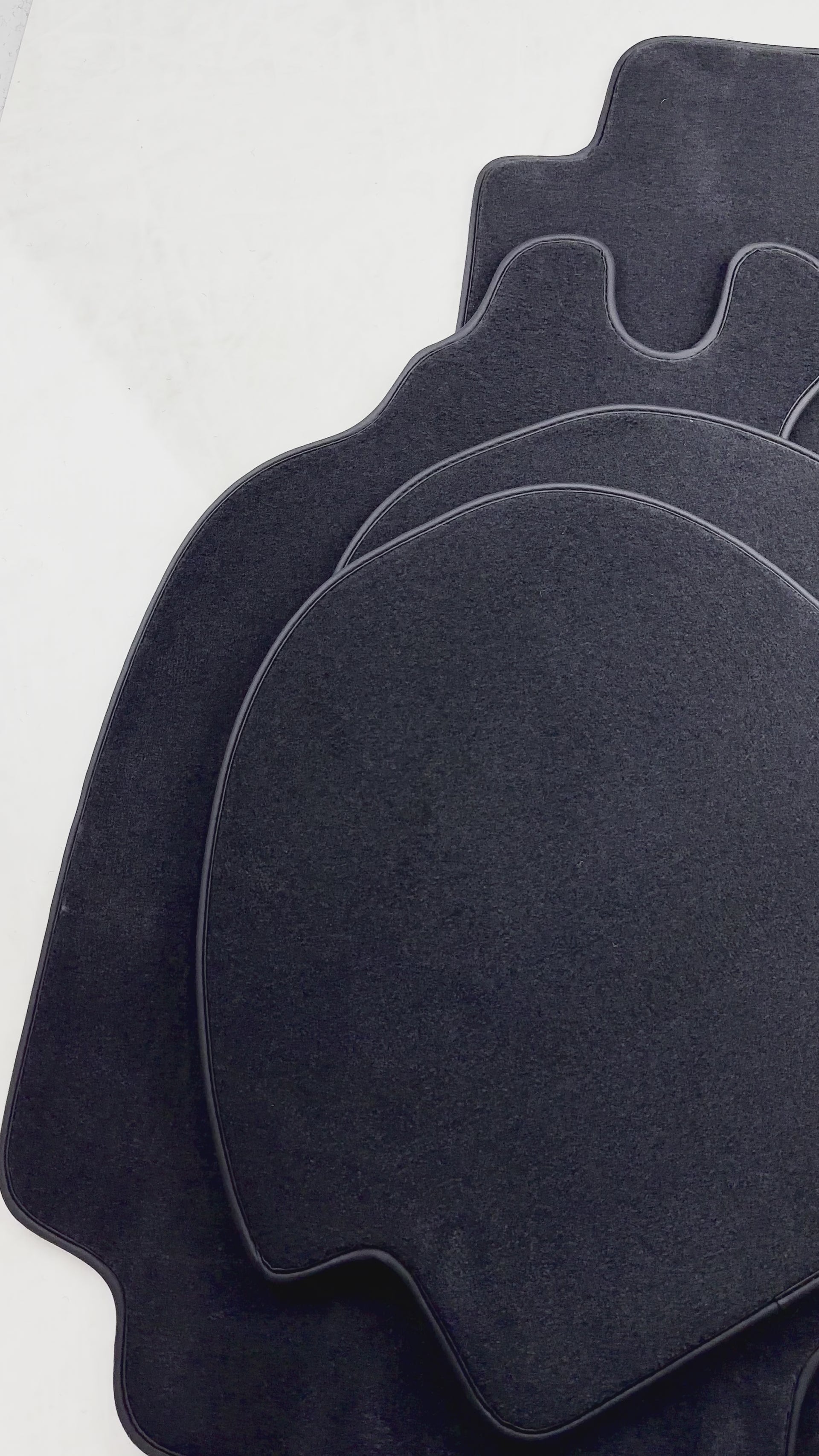 Tapetes de Carro Pretos para Porsche 911 - 964 (1989-1994) - AutoWin