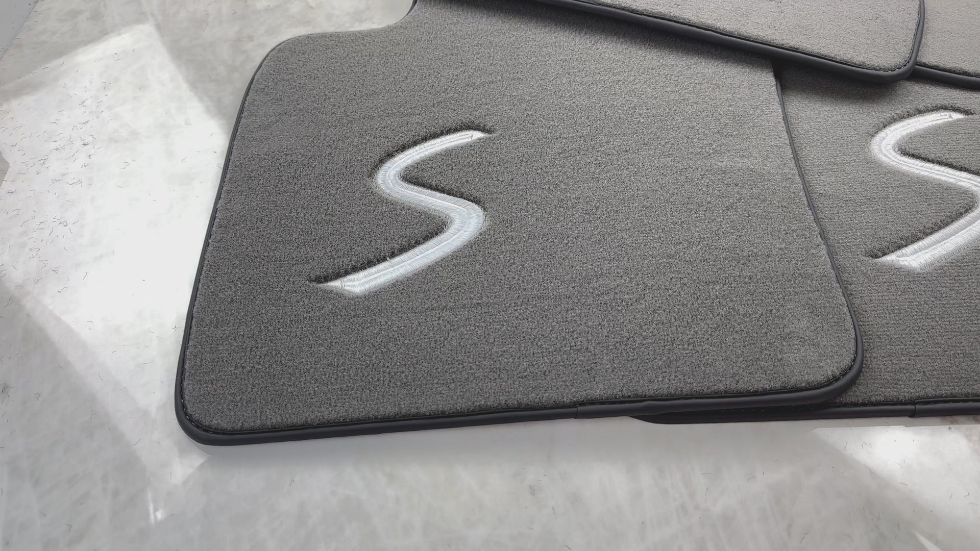 Tapetes de carro cinzas para Mini Cooper / One R56 (2007-2014) - AutoWin