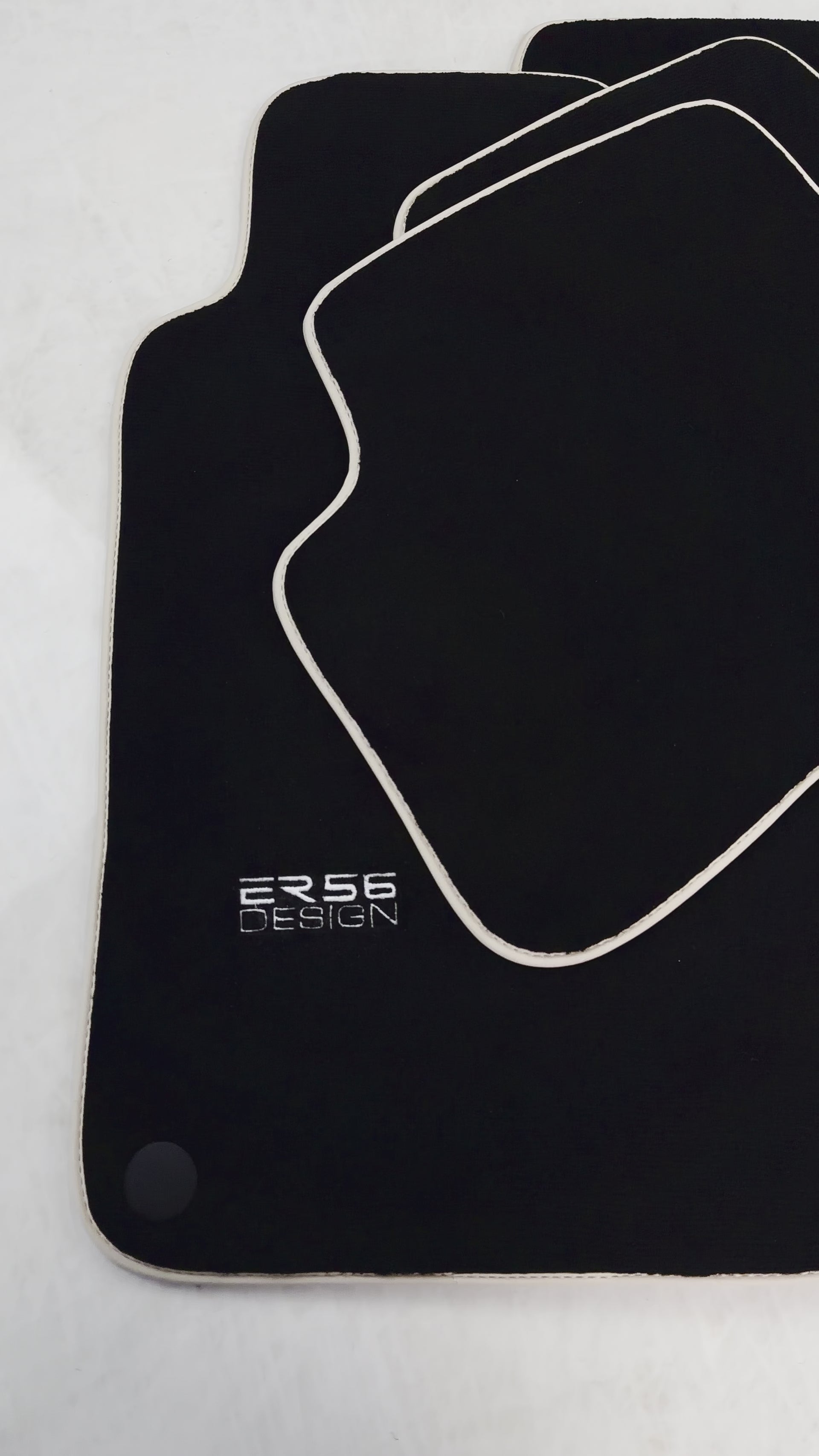 Mats de carro pretos para Mercedes Benz C-Class W203 (2000-2007) Design ER56 - ER56 Design