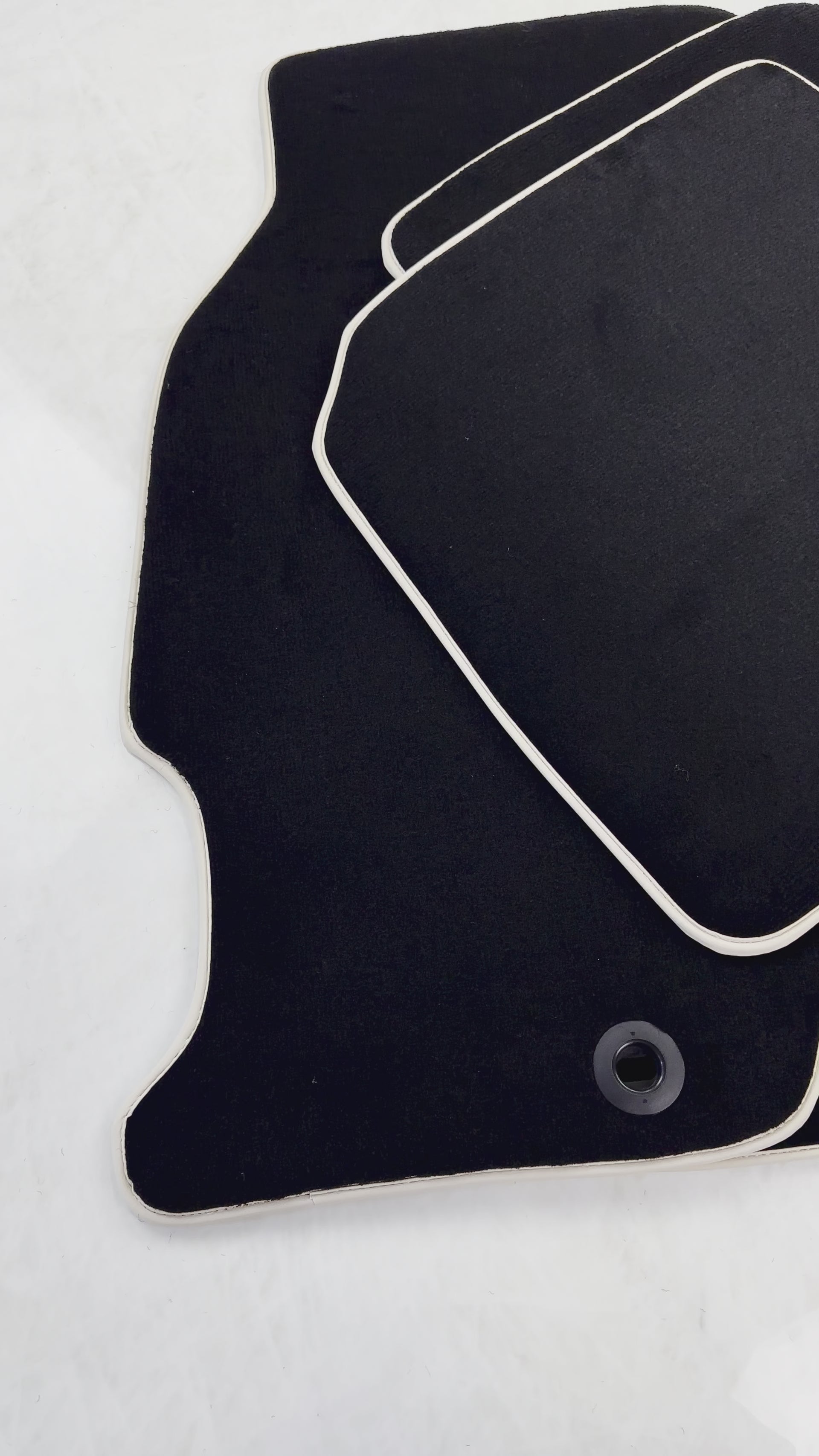 Tapetes de carro pretos para Honda Accord (1990-1993) - AutoWin