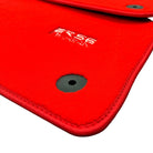 Red Floor Mats for A7 - C8 (2018-2023) | ER56 Design - AutoWin