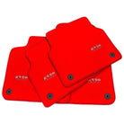 Red Floor Mats for A7 - C8 (2018-2023) | ER56 Design - AutoWin