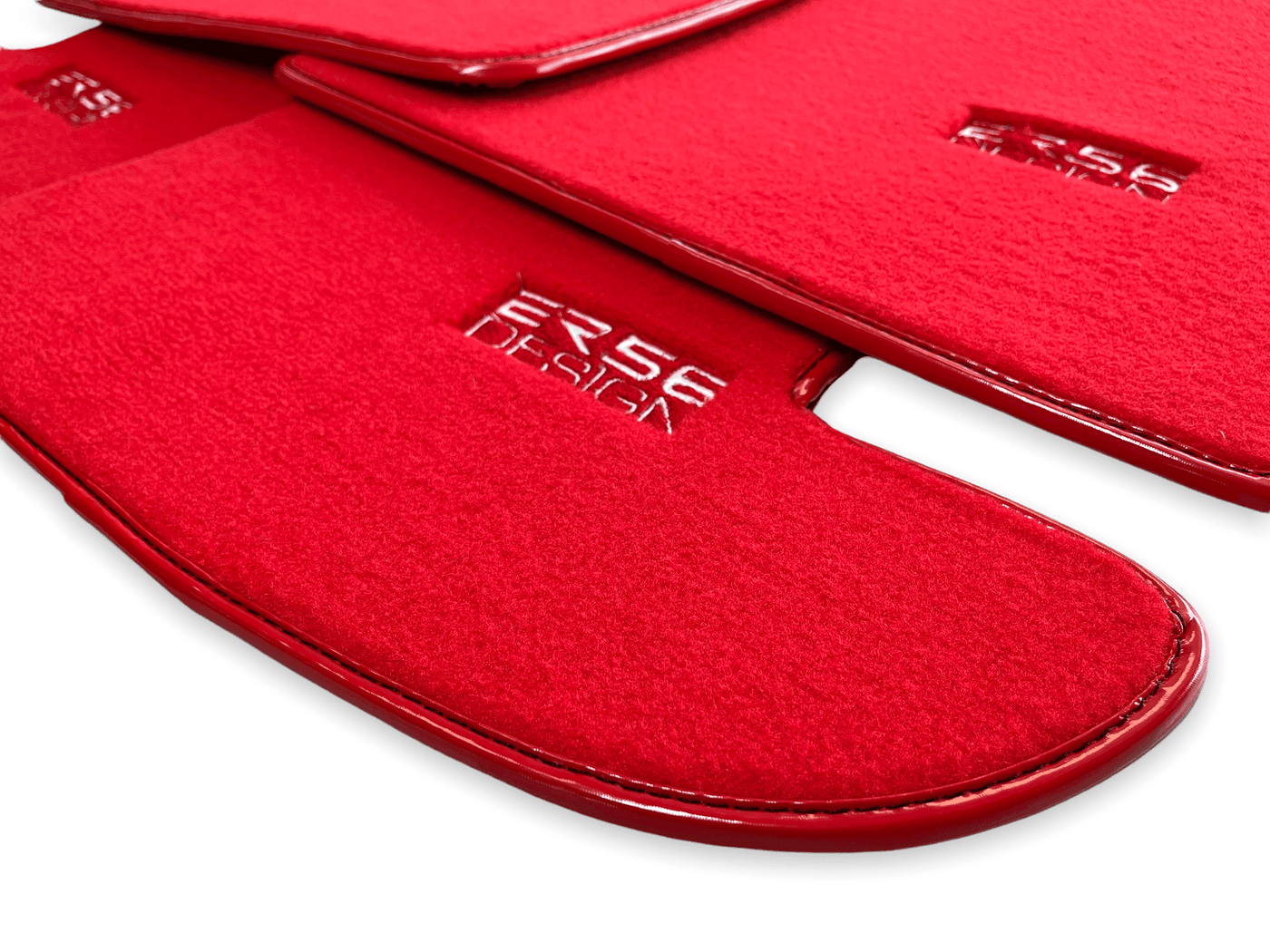 Red Floor Mats For Bentley Continental GTC (2011-2018) Er56 Design - AutoWin
