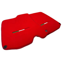 Red Floor Mats For Ferrari Roma (2021-2024) Italian Edition - AutoWin