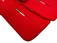 Red Floor Mats For Maserati Grecale (2023-2024) Italy Edition - AutoWin