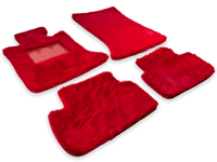 Red Sheepskin Floor Mats For Rolls Royce Shadow 1965-1977 Er56 Design Brand - AutoWin