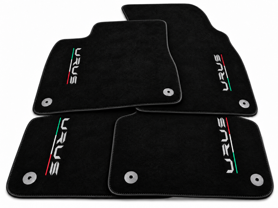 Tapetes automotivos para Lamborghini Urus Carpete Ajustado - Preto