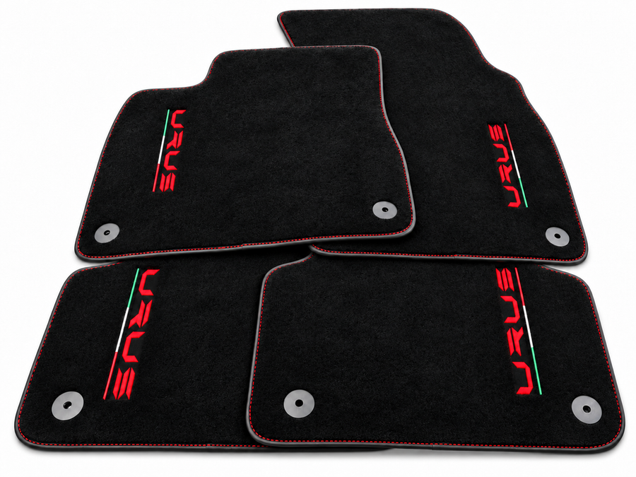 Tapetes automotivos para Lamborghini Urus Carpete Ajustado - Vermelho