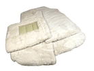 White Sheepskin Floor Mats For Bentley Continental GTC (2006–2011) Er56 Design - AutoWin