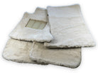 White Sheepskin Floor Mats For Bentley Flying Spur (2005-2013) Er56 Design Brand - AutoWin