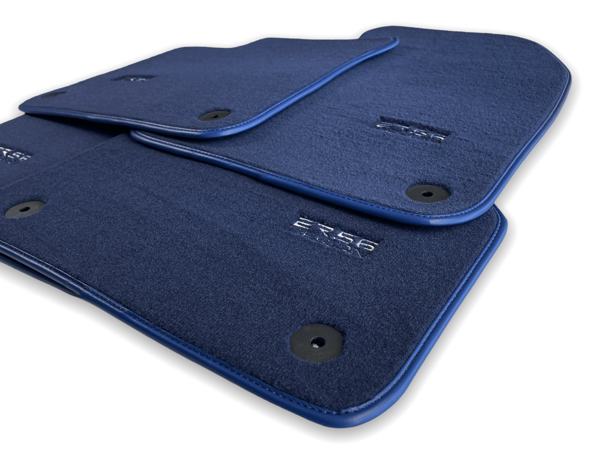 Dark Blue Floor Mats for Audi A1 3-door Hatchback 2010-2018 | ER56 Design - AutoWin