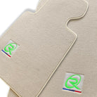 Beige Mats For BMW 5 Series G30 Tailored Set Perfect Fit - AutoWin
