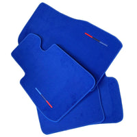 Blue Floor Mats For BMW 2 Series F45 With M Package - AutoWin