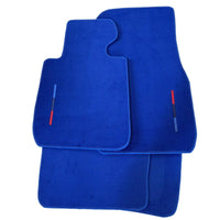 Blue Floor Mats For BMW 3 Series E90 With M Package - AutoWin
