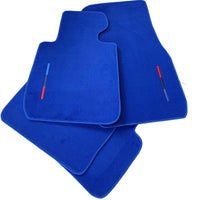 Blue Floor Mats For BMW 3 Series E90 With M Package - AutoWin