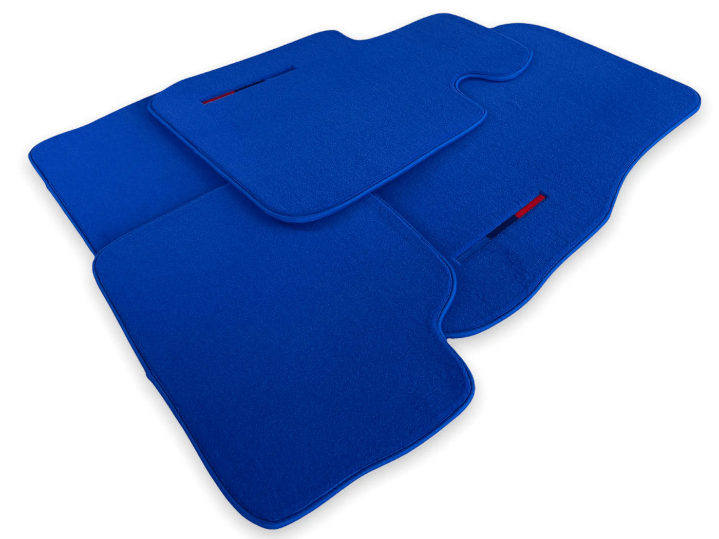 Blue Floor Mats For BMW M3 F80 Series With M Package - AutoWin