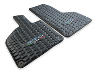 Blue Stitched Carbon Mats for Lamborghini Huracan Sto