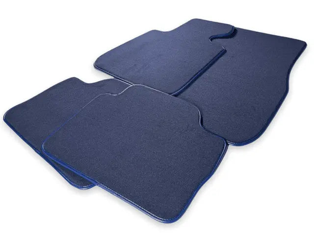 Floor Mats For Rolls Royce Dawn Rr6 2016-2023 Dark Blue - AutoWin