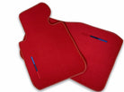 Red Floor Mats For BMW X2 Series F39 With M Package - AutoWin