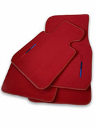 Red Floor Mats For BMW X2 Series F39 With M Package - AutoWin