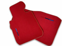 Red Floor Mats For BMW BMW iX (2022-2024) With M Package - AutoWin
