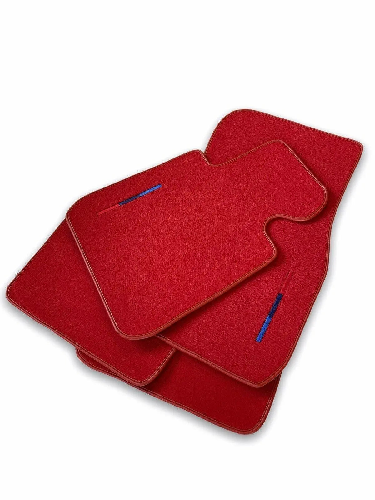 Red Floor Mats For BMW BMW iX (2022-2024) With M Package - AutoWin