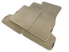 Beige Floor Mats For BMW 3 Series F30 With M Package - AutoWin