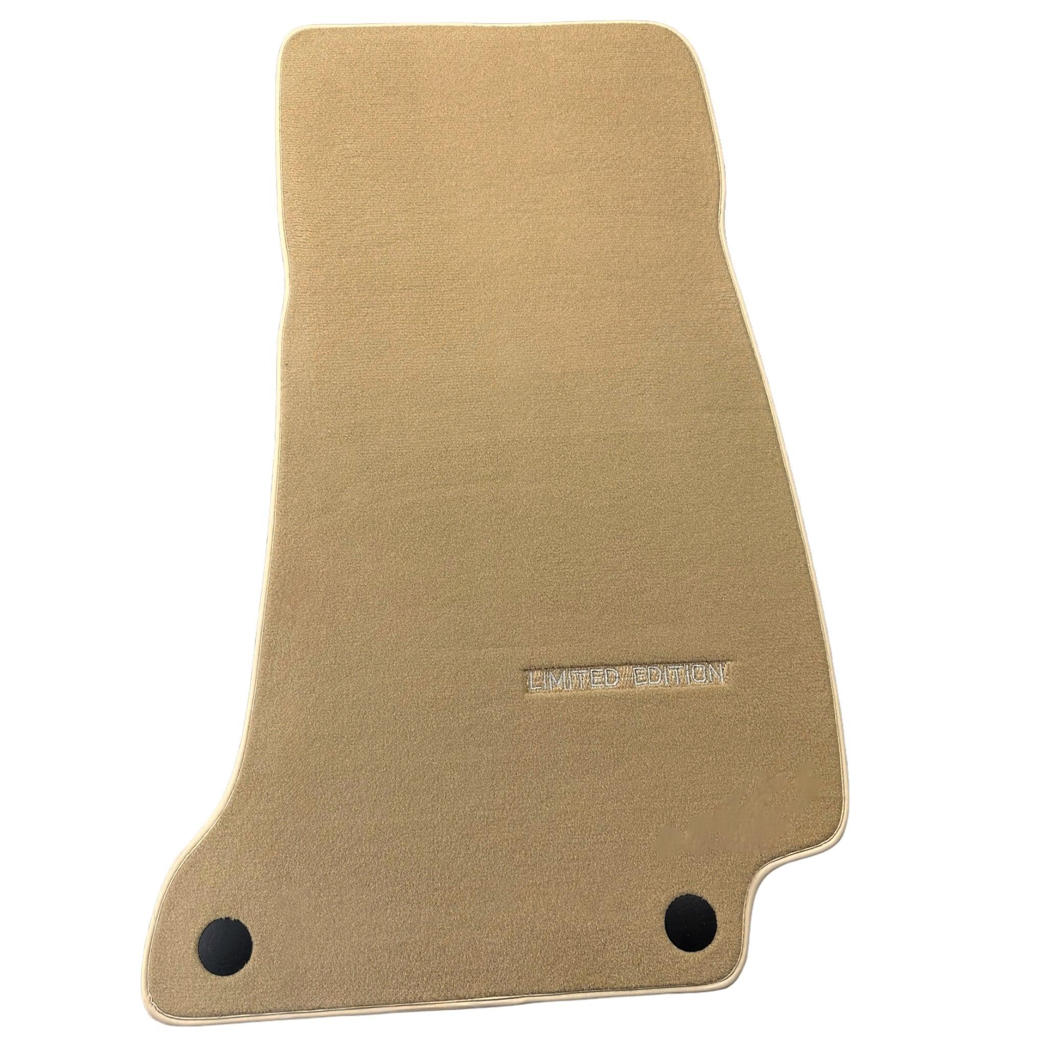 Beige Floor Mats For Mercedes Benz C-Class C204 Coupe (2011-2015) | Limited Edition - AutoWin
