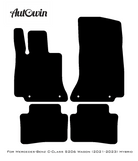 Beige Floor Mats For Mercedes Benz C-Class S206 Wagon (2021-2023) Hybrid | Limited Edition - AutoWin