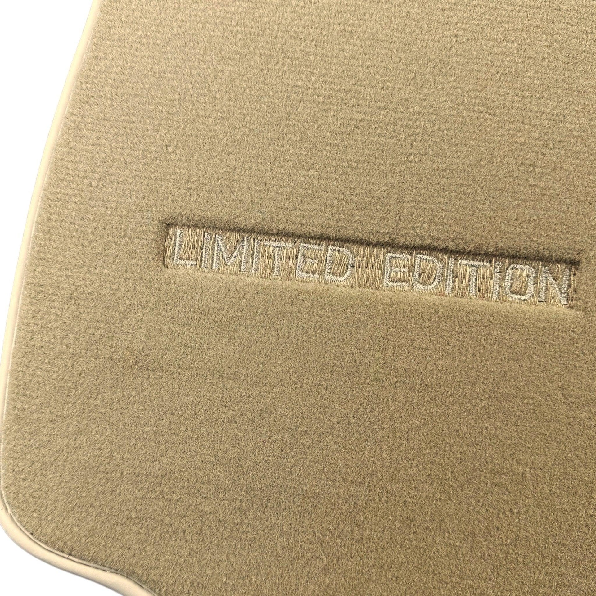 Beige Floor Mats For Mercedes Benz V-Class 447 Front (2019-2023) | Limited Edition - AutoWin