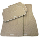 Beige Leather Floor Floor Mats For BMW 3 Series F34 GT 2013-2020 - AutoWin