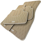 Beige Leather Floor Floor Mats For BMW 3 Series F34 GT 2013-2020 - AutoWin