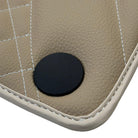 Beige Leather Floor Mats For Mercedes Benz CLA-Class X118 Shooting Brake (2019-2023) | ER56 Design - AutoWin