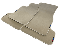 Beige Mats For BMW 3 Series E30 2-doors Coupe With M Package - AutoWin