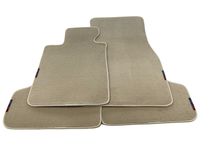 Beige Mats For BMW 3 Series E36 2-door Coupe With M Package - AutoWin