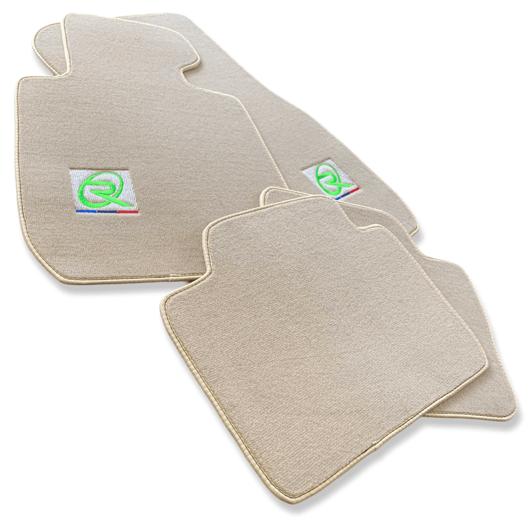 Beige Mats For BMW M6 F12 Convertible Tailored Set Perfect Fit - AutoWin