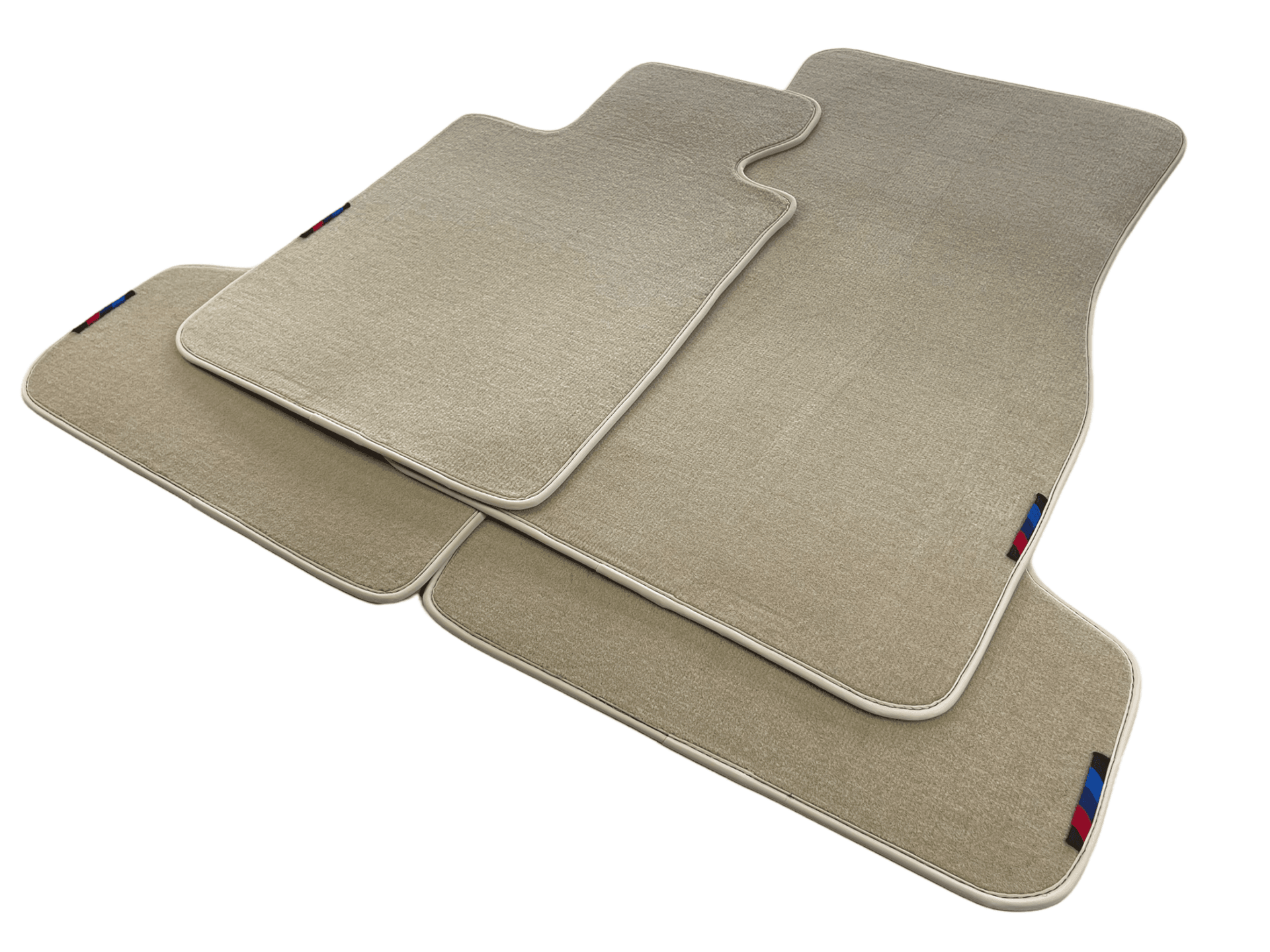 Beige Mats For BMW M8 F91 Convertible With M Package - AutoWin