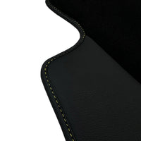 Black Floor Mats for A6 - C8 Avant (2018-2023) | Fighter Jet Edition - AutoWin