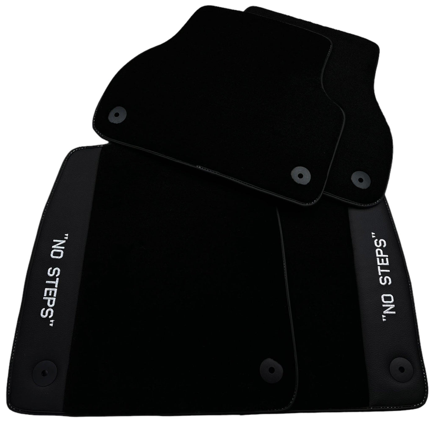Black Floor Mats for Audi A4 - B5 Facelift Avant (1999-2001) | No Steps - AutoWin