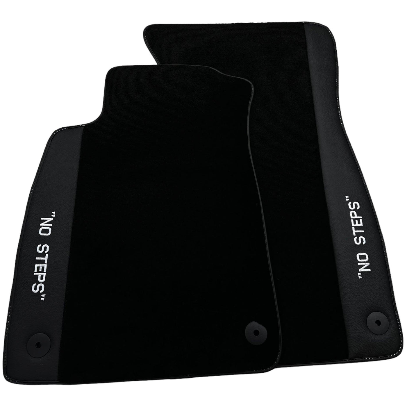 Black Floor Mats for Audi A4 - B6 Sedan (2001-2004) | No Steps - AutoWin