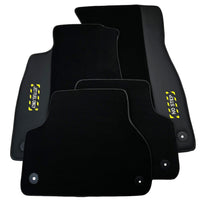 Black Floor Mats for Audi A4 - B7 Avant (2005-2008) | Fighter Jet Edition - AutoWin