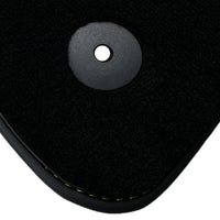 Black Floor Mats for Audi A4 - B7 Convertible (2006-2009) | Fighter Jet Edition - AutoWin