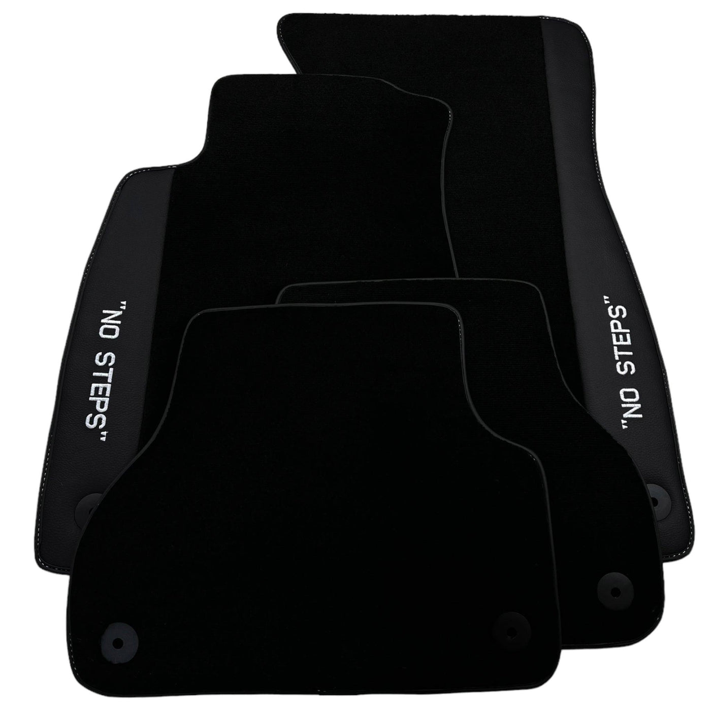 Black Floor Mats for Audi A8 D3 Long (2002-2010) | No Steps - AutoWin