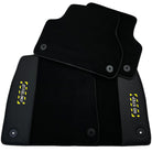 Black Floor Mats for Audi Q5 FYT Sportback Hybrid (2021-2024) | Fighter Jet Edition - AutoWin