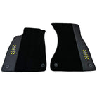 Black Floor Mats for Audi Q8 e-tron Sportback (2023-2025) | Fighter Jet Edition - AutoWin