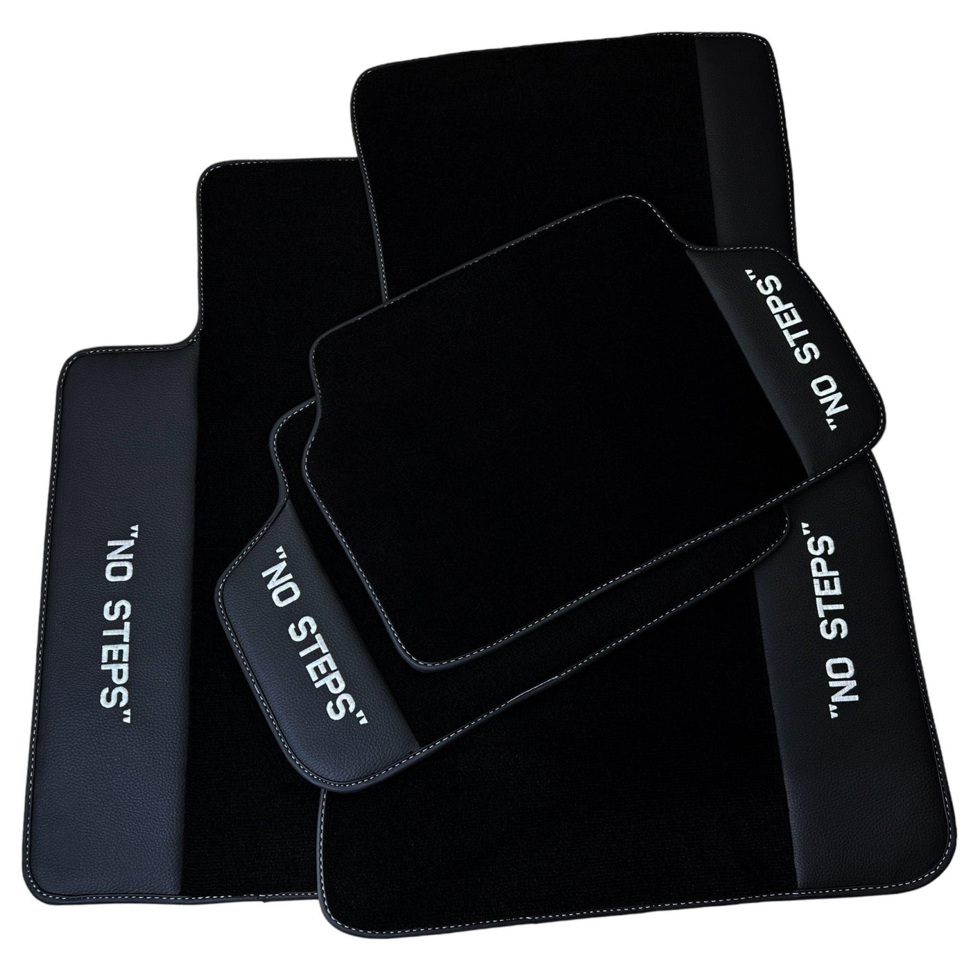 Black Floor Mats For BMW 1 Series E81 No Steps Edition - AutoWin